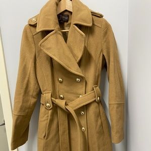 Anne Klein Wool Trench Coat size 8